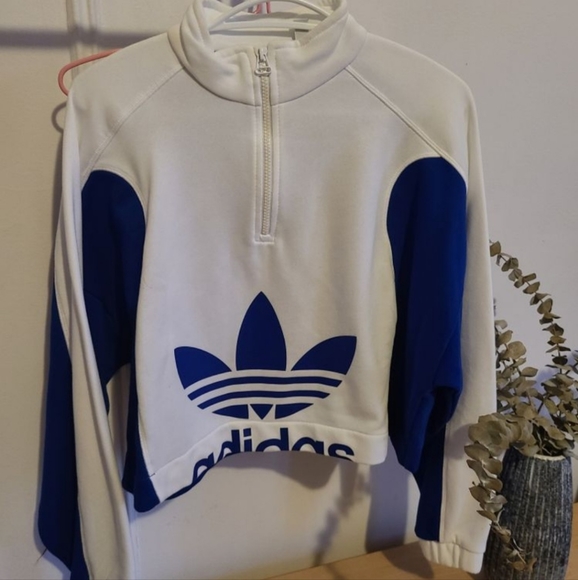 Adidas Original Quarter Zip Sweatshirt - Picture 5 of 6